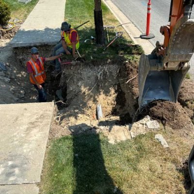 SaddleMountainDriveReloateSewerServiceLine